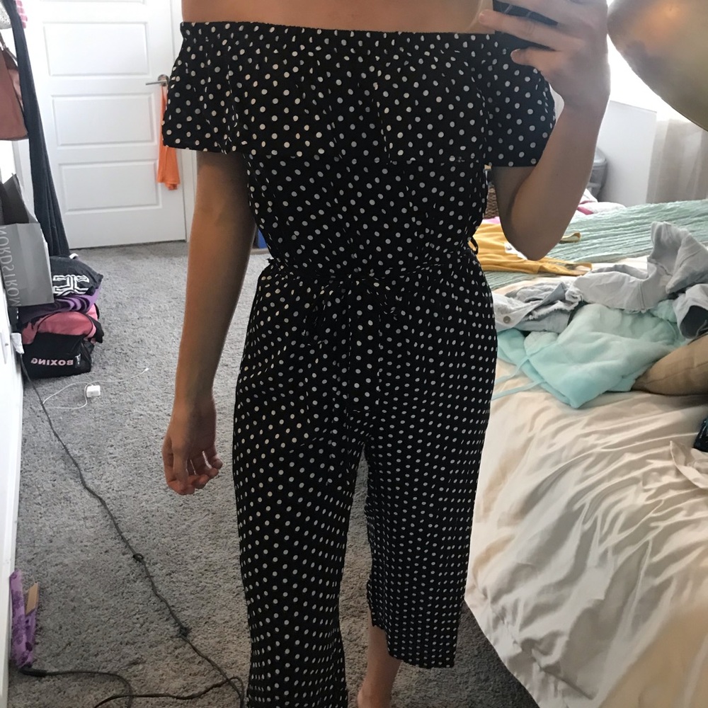 Polka dot jumpsuit